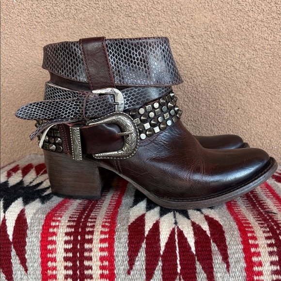 Freebird by Steven Shena Studded Ankle Boot